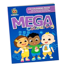 Cocomelon 120 Page Colouring Book 